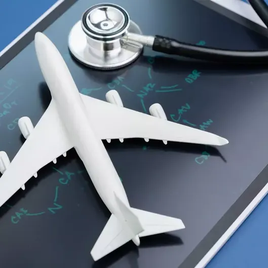 What is repatriation through Medical Escort