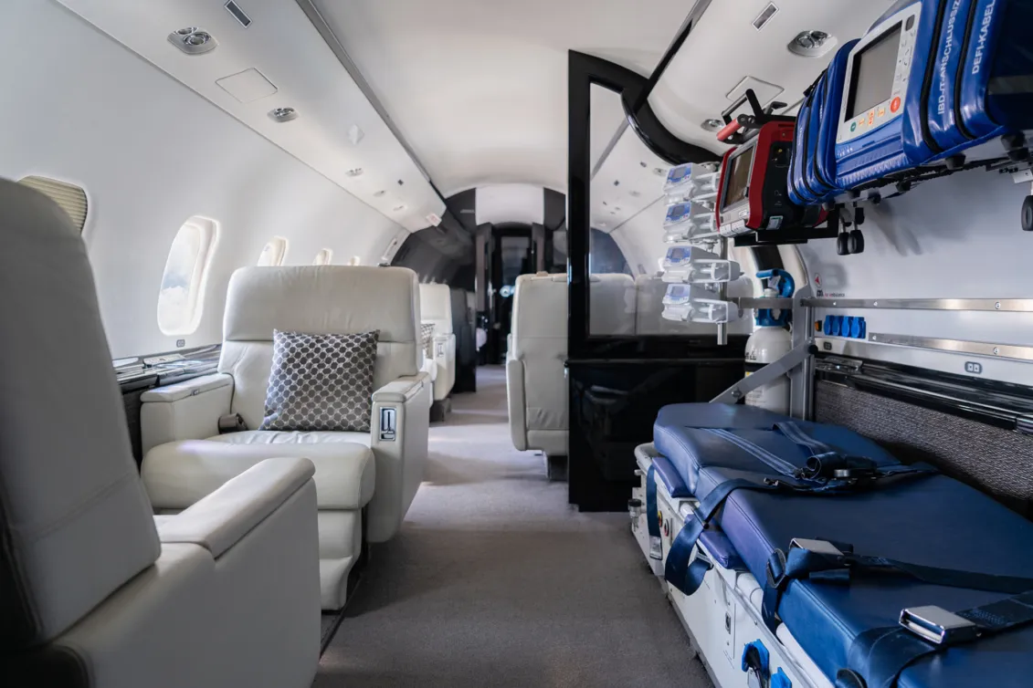 EMS Air Ambulance Interior