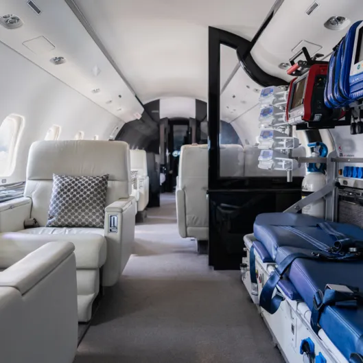 EMS Air Ambulance Interior