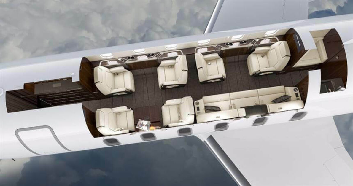 Bombardier Challenger 350 interior 1