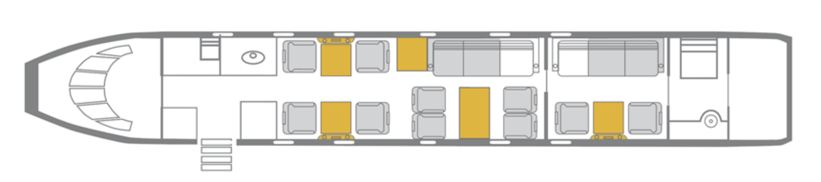 Global 6000 interior overview