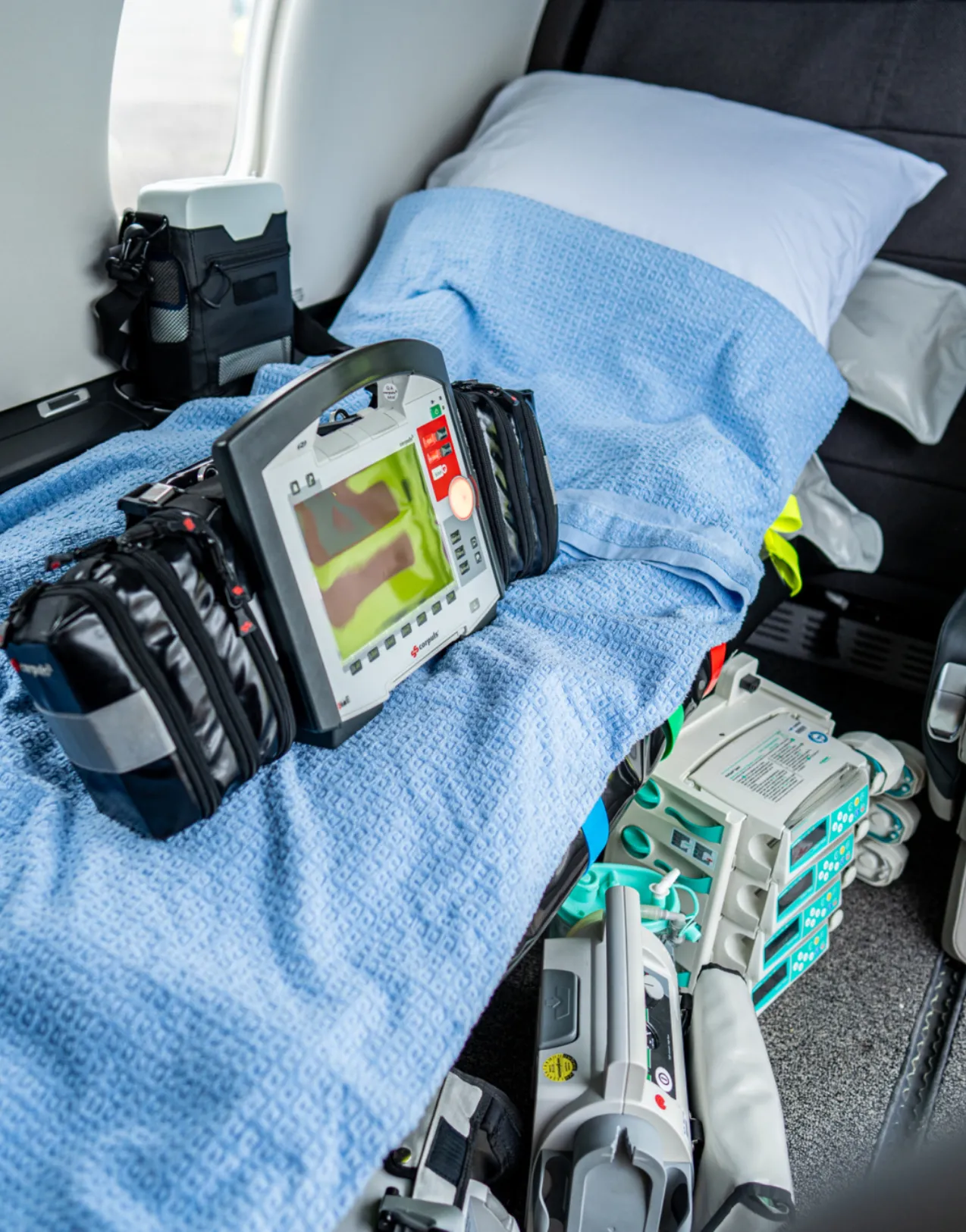 Inside a Private Air Ambulance - Air evacuation