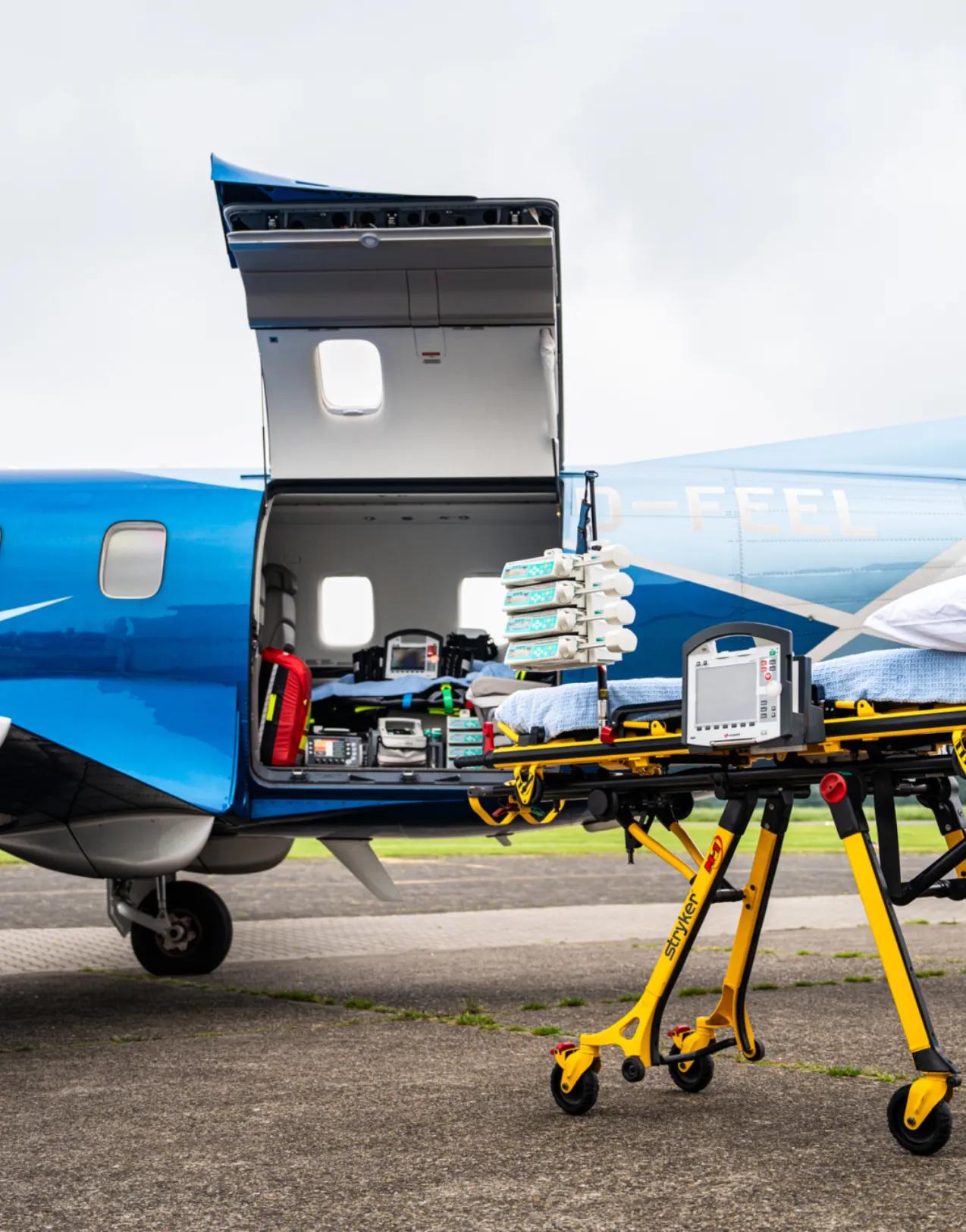 Our Air Ambulance services for you - Air evacuation with EMS