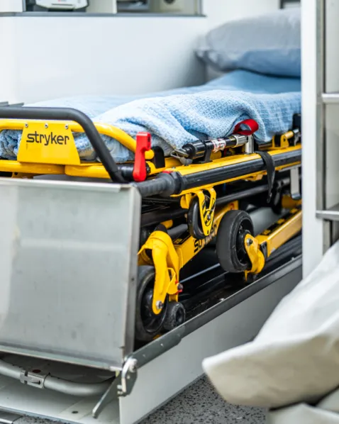 A medical repatriation by Road Ambulance