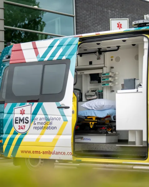 Medical repatriation by Road Ambulance | EMS Repatriation