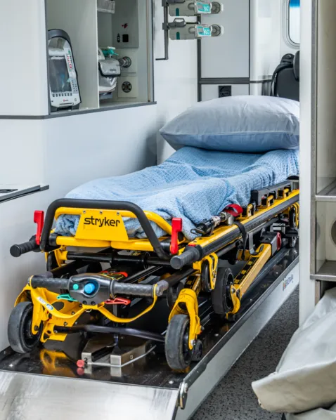 A medical repatriation by Road Ambulance