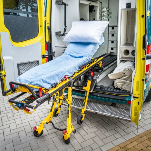 Medical repatriation with EMS