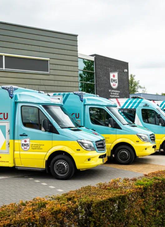 Road Ambulance and IMCU Ambulance from EMS