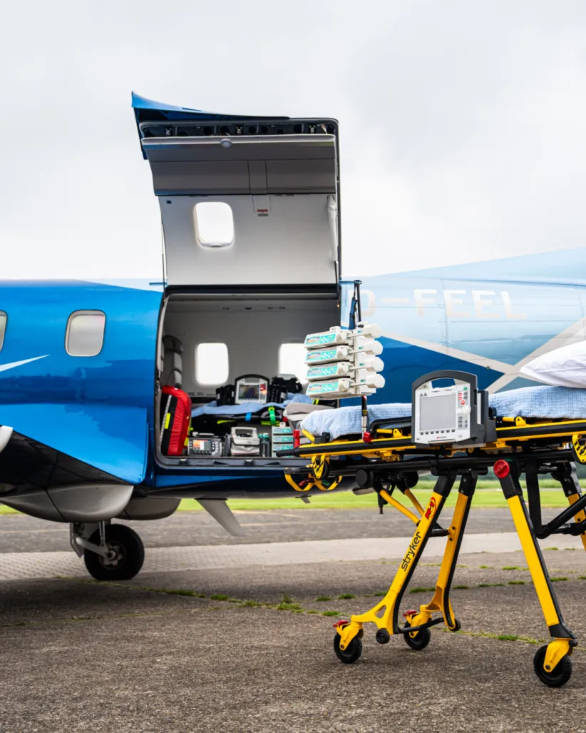 Our Air Ambulance services for you - Air evacuation with EMS