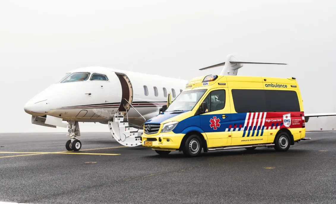 Outside the light jet