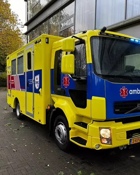 MICU road ambulance