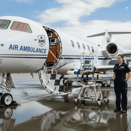 EMS Air Ambulance PT Loading