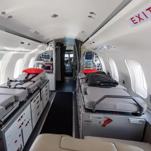 Can air ambulances transport stroke patients