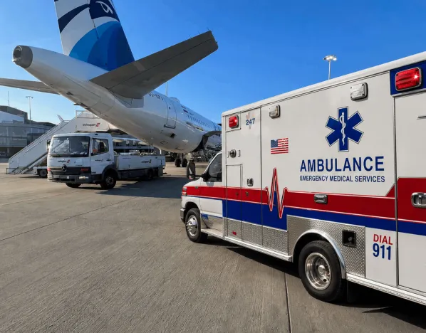 Ems air ambulance bed to bed service